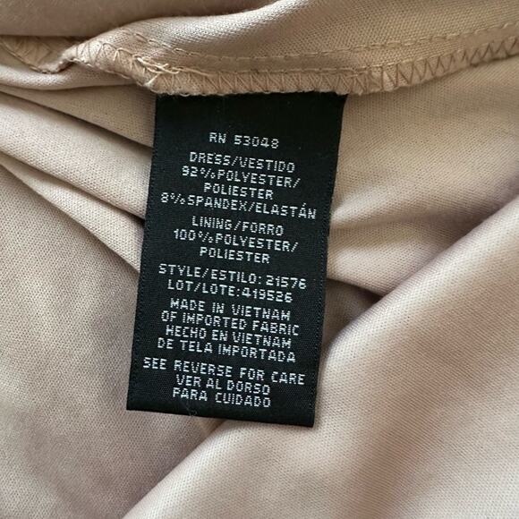 Nightway Gown Dress Navy Blue Mesh Sequins Halter Criss Criss Back Sheath Size 8 - Picture 14 of 16